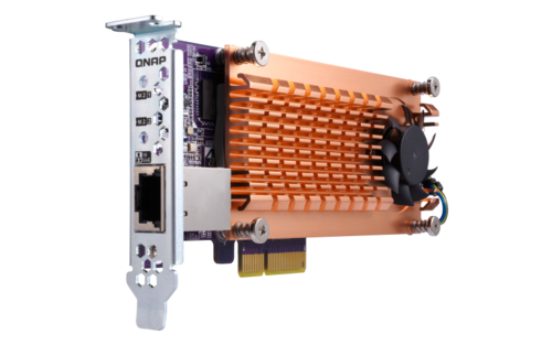 Quad M.2 SATA SSD expansion card; (PCIe Gen2 x4), for 4 M.2 SATA SSDs