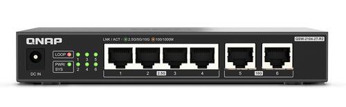6-Port 10Gbps Ethernet Switch (4-port 2.5GbE, 2-port 10GbE Multi-Gig)