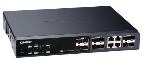 12-port 10GbE Managed Switch, 8-port SFP+,4-port 10GbE SFP+/RJ45 Combo