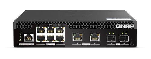 10-port Managed PoE++ Switch, 2x 10GbE SFP+, 2x 10GbE RJ45, 6x 2.5GbE