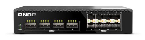 12-port 100GbE Managed Switch, 4x 100GbE QSFP28, 8x 25GbE SFP28