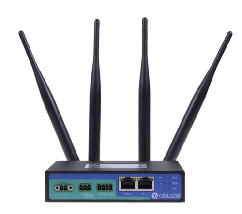 Industrial 4G Gateway, dual Ethernet ports, dual SIM, WiFi