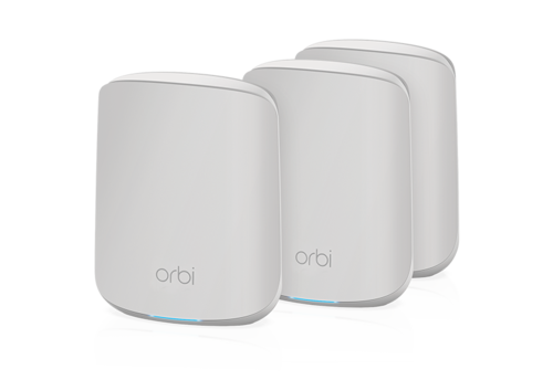 Orbi Dual-Band WiFi 6 Mesh System, 1.8Gbps, Router + 2 Satellites