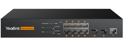 8-Port L2+ Managed AV Switch