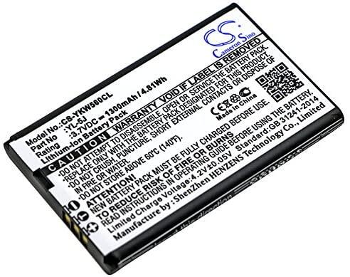 Rechargeable 1300mAh Li-ion battery for Yealink W56/W57R/W59R phones