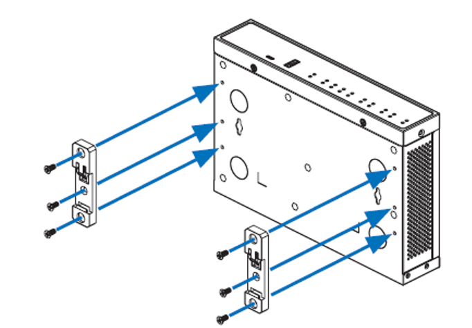 SD-RED 20 / SD-RED 60 DIN Rail Mounting Kit