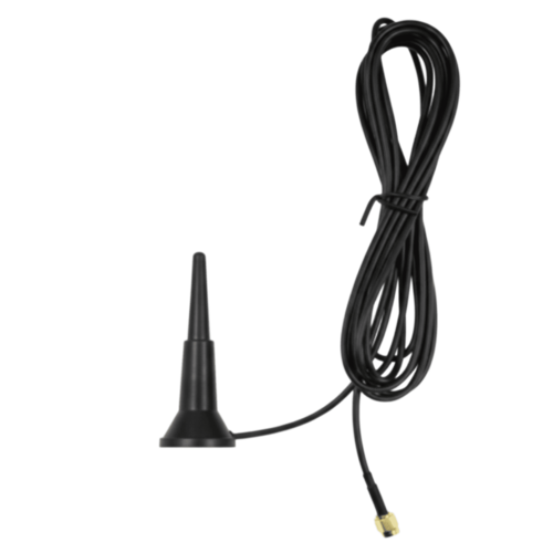 4G Cellular Antenna with Magnetic Base, 2.5dBi, 700-2700MHz, 3m cable with SMA-M