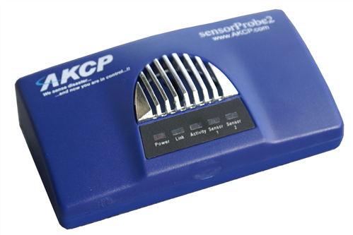 SNMP enabled and Web-Based Environmental Monitoring Device, 2 ports