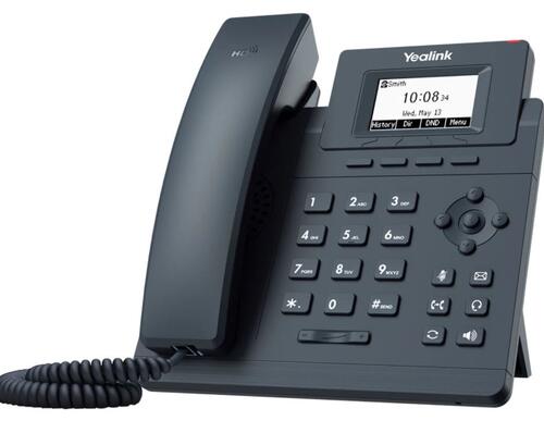 IP Phone, Dual Ethernet, 132x64 LCD Screen, PoE