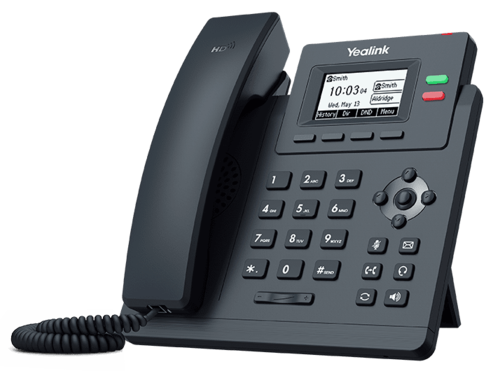 IP Phone, Dual Ethernet, 132x64 backlit LCD Screen, PoE