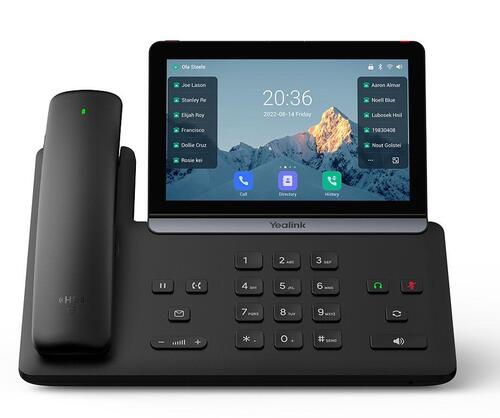 IP Phone, Dual GigE, 7in Adjustable 1024 x 600 Colour Touch Screen, PoE, Built-in WiFi 6 and Bluetooth