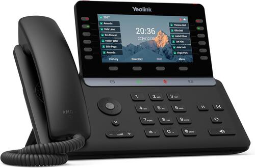 IP Phone, Adjustable 5.5in Colour Touch Screen, Dual GigE, Bluetooth, WiFi, USB, TEE hardware encryption