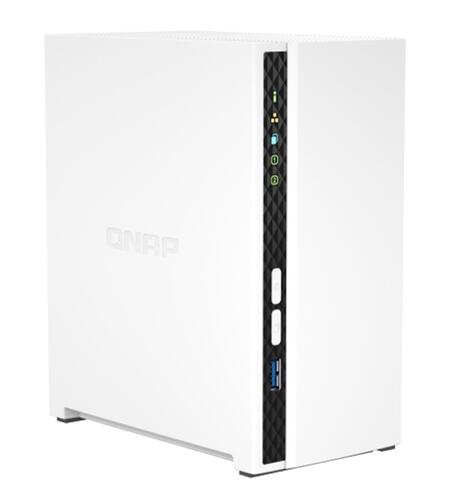 2-Bay NAS, Quad-Core 2GHz CPU, 2GB RAM, Gigabit Ethernet