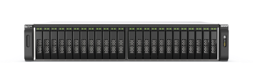 ZFS-based, 24-bay U.2 NVMe all-flash storage built for high-performance and low-latency virtualized workloads, data centers, and 8K streams
