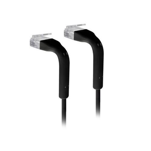 UniFi Black 1m patch cable with both end bendable RJ45