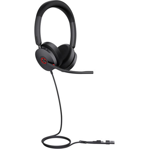 USB (Wired) Stereo Active Noise Cancelling Headset, UC, MS Teams