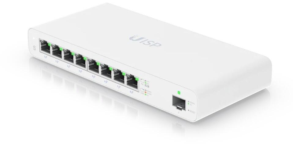 UISP Switch, 8x GbE RJ45 ports, 1x 1G SFP port