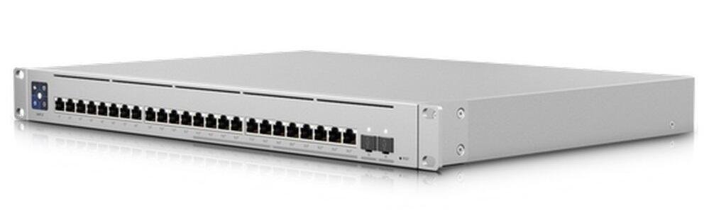 UniFi 2.5GbE Layer3 Managed PoE+ Switch, 24x PoE Ports, 2x 10GigE SFP+ ports