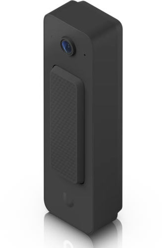 UniFi Protect Doorbell Lite, compact PoE video doorbell with two-way audio and versatile mounting options, black