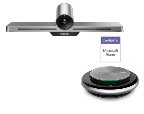 Microsoft Teams Video Collaboration Bar & Speakerphone Bundle