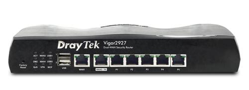 Dual GigE WAN Router/Firewall, IPSec, PPTP, SSL VPN, QoS