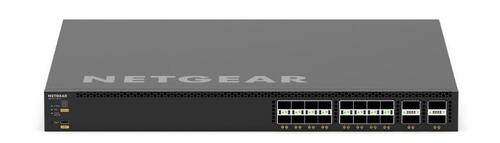 AV Line 20-Port 25G/100G SFP28/QSFP28 Managed Switch, 16x 25G SFP28, 4x 100G QSFP28 Ports (M4350-16V4C)