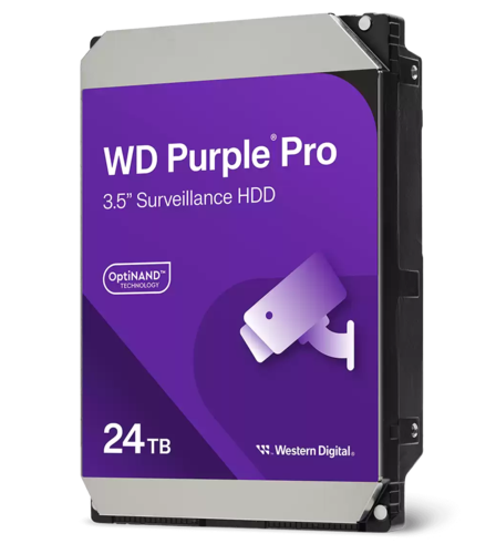 Purple Pro Surveillance Hard Drive, 24TB