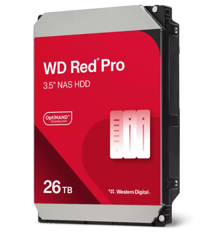 Red Pro Hard Disk for NAS Appliances, 26TB
