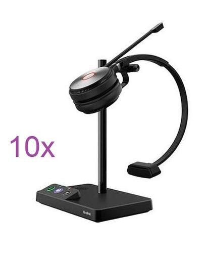 10 pack of DECT Wireless Headset, Mono, UC/TEAMS
