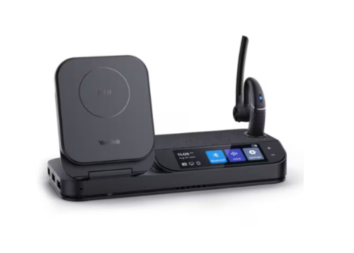 Headset & Workstation with 3in colour touch screen, speakerphone