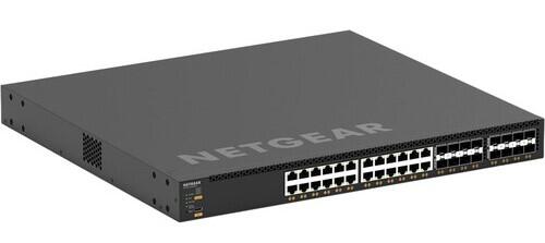 AV Line 40-Port 10GigE PoE++ Managed Switch, 24x 10GigE PoE++, 8x 10GigE SFP+, 8x 25G SFP28 Ports