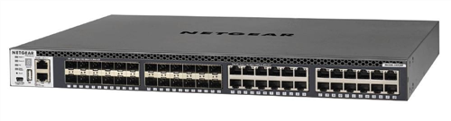 48-Port Fully Managed Stackable Layer 3 Switch (48x 10GigE ports: 24x 10GigE & 24x SFP+) M4300-24X24F