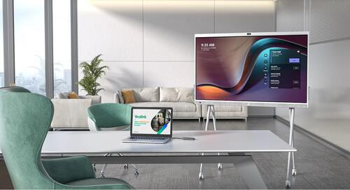 86 inch Android based Teams MeetingBoard for Small and Medium Rooms, White