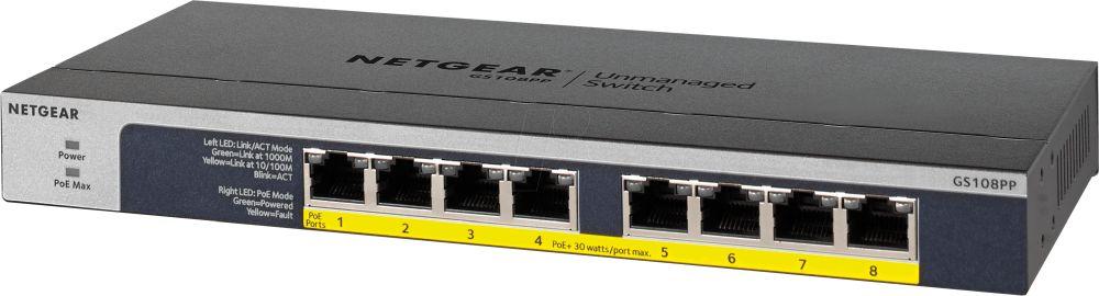 NETGEAR GS108PP-100AJS