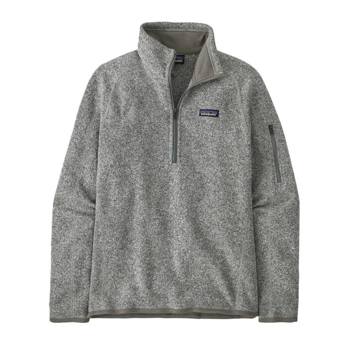Patagonia W Better 1/4 Zip Sweater - Birch White