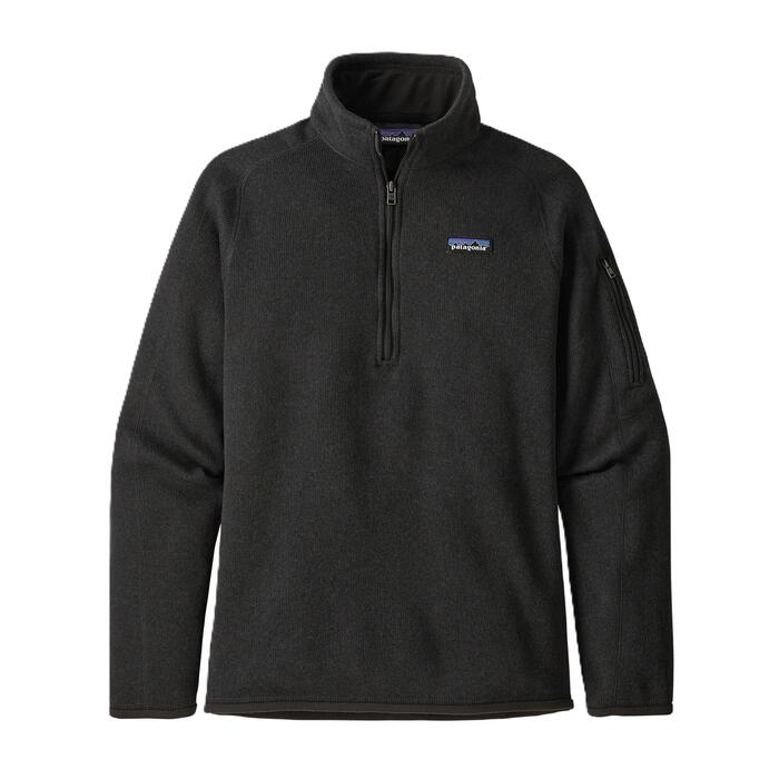 Patagonia W Better 1/4 Zip Sweater - Black