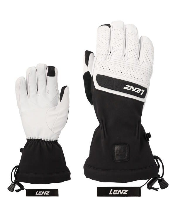 Lenz Think About Ski Glove Women - White/Black