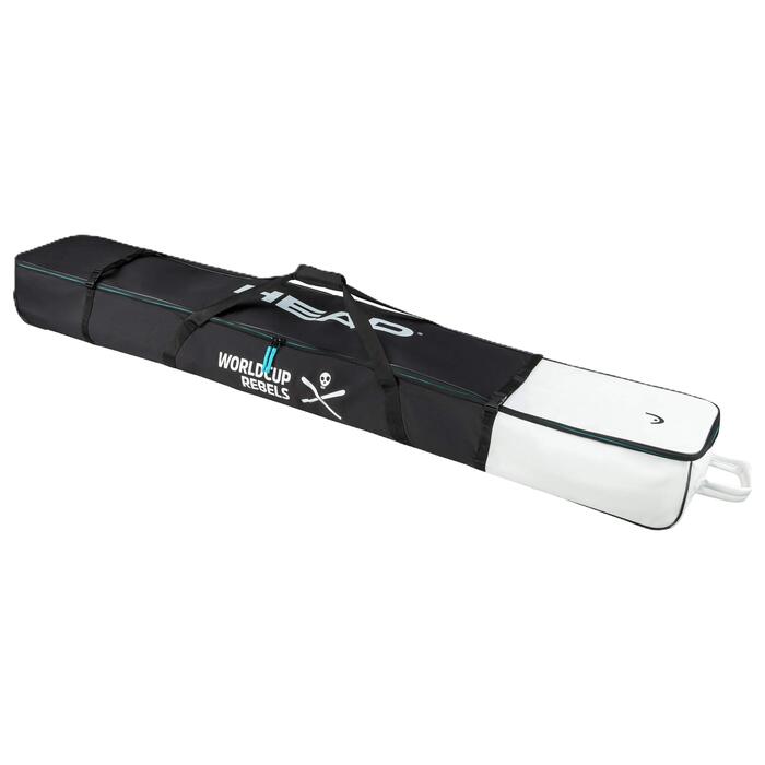 Head Rebels Double Ski Bag - Black/White/S Blue