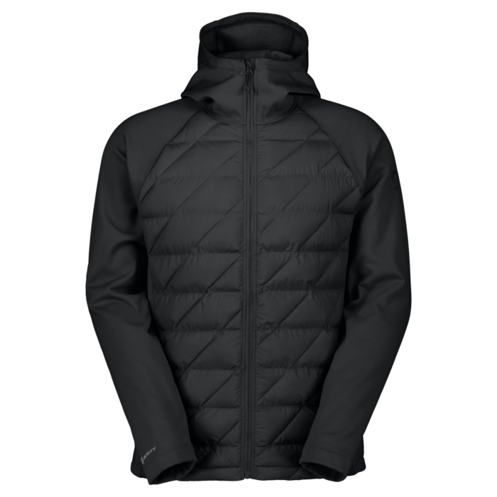 Scott Men's Defined Warm Hybrid Hoody - Black