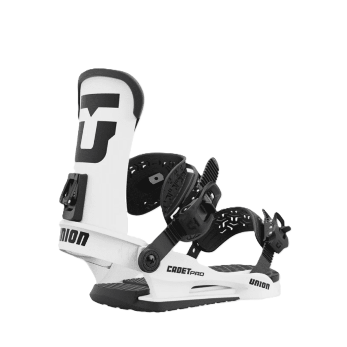 Union Cadet Pro Kids Snowboard Binding - White