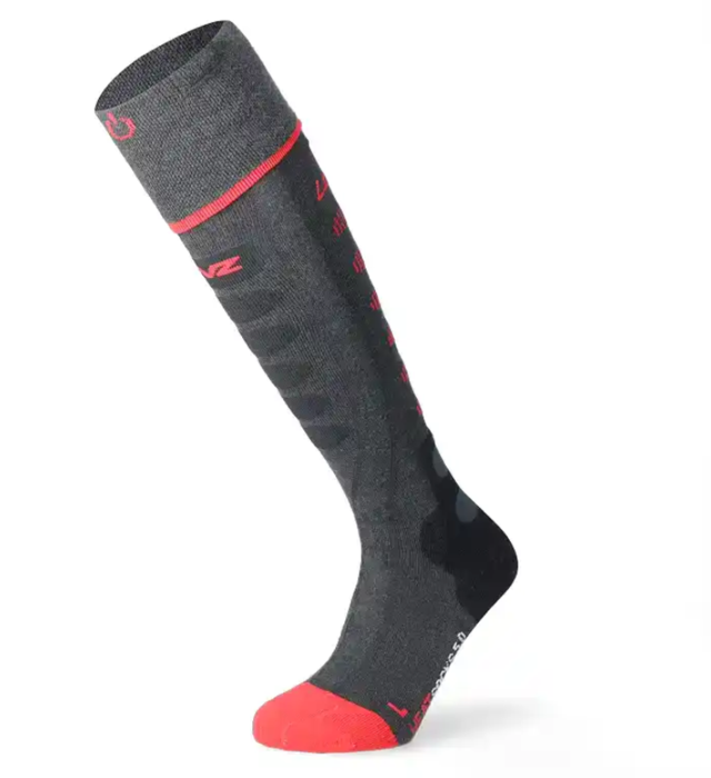 Lenz Heat Sock 5.1 Toe Cap - Anthracite/Red