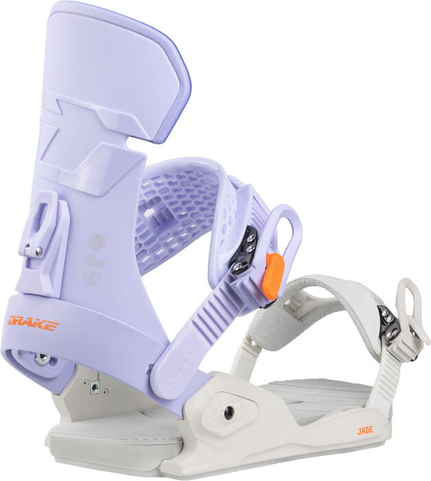 Drake Jade Snowboard Binding - Lilac/White