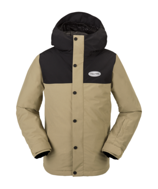 Volcom Stone.91 Ins Kids Jacket - Dark Khaki