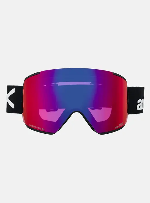 Anon M5 LB Goggle + Bonus Lens + MFI® Face Mask - Black/Perceive Sunny Red