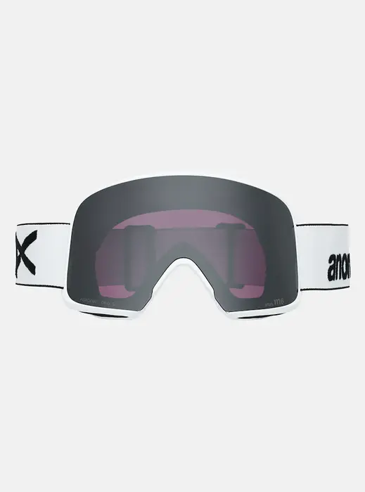Anon M6 LB Goggle - White/Perceive Sunny Onyx