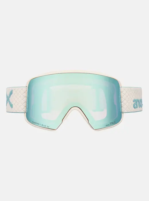 Anon M6S LB Goggle - Oat/Perceive Variable Blue