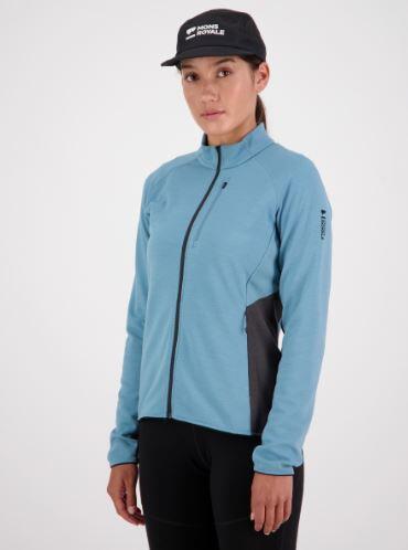 Mons Royale Approach Wmns Jacket - Ash Blue/ Shale