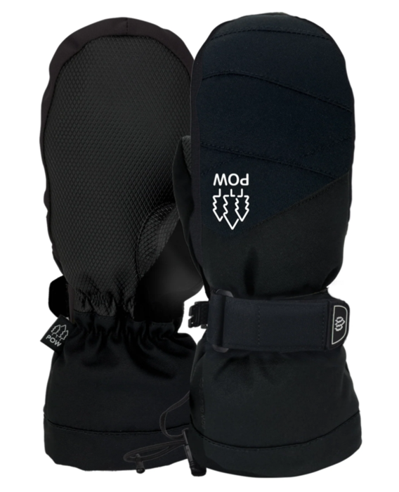 Pow Ascend Kids Mitt - Black