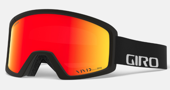 Giro Blok Goggle - Black Wordmark/Viv Ember