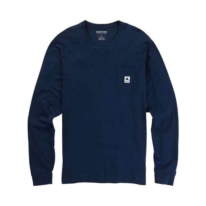 Burton Colfax Long Sleeve T-Shirt - Dress Blue